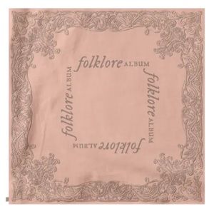 Taylor Swift - Folklore Bandana “on cobblestones” - Peach Color